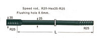 Шпиндели сверлильного станка дрифтера и скорости карбида вольфрама R25 минно-заградительных операций