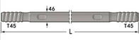 Карбид вольфрама минируя продетое нитку МФ отверстие шпинделя сверлильного станка Т45 топя 17 Мм