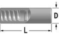 Т45 патронные втулочные муфты длины 210мм стандартные для инструментов подземной разработки сверля