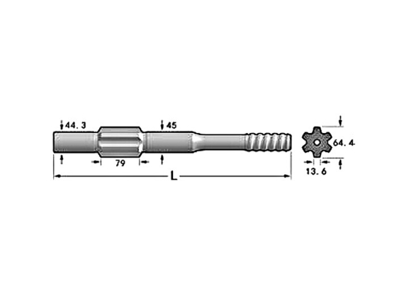 Сверлить водяной скважины логотипа переходника хвостовика Hd712 788mm изготовленный на заказ