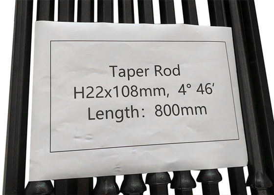 H22x108mm Конечный сверловой стальной стержень 4/6/7/11/12 градус Длина 800 мм для сверлового сверления молотком
