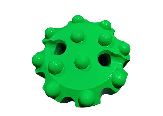 Резьбовая буровая коронка T51-89мм с полубаллистическим твердосплавным дизайном для бурения на станке