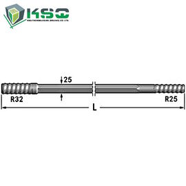 Отверстие штанги R32-Hex 25-R25 дрифтера R25 топя 8,6 mm