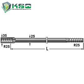 Отверстие штанги R25-Hex 25-R25 скорости R25 топя 8,6 mm