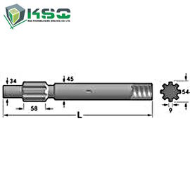 Переходника HBM 50 хвоста сверла SIG, HBM 100, HBM 120, HBM 101