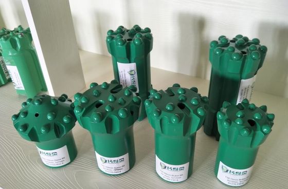 Spherical Rock Drilling Thread Button Drill Bit / Impact Drill Bit For Tunneling