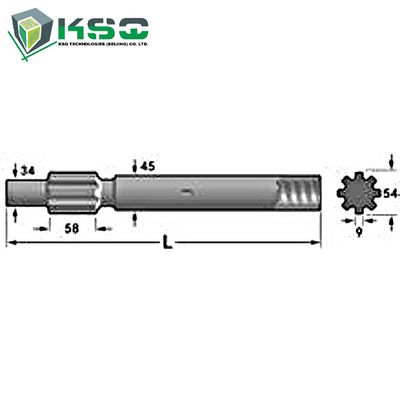 Переходника HBM 50 хвоста сверла SIG, HBM 100, HBM 120, HBM 101