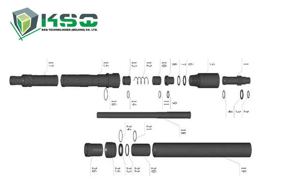 Шпиндель сверлильного станка колодца воды инструментов утеса CNC филируя сверля сверля для минировать