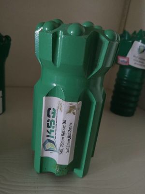 Мягкий утес сверля 76мм продетый нитку буровой наконечник бита кнопки Т45 баллистический Ретрактабле с быстрым прониканием