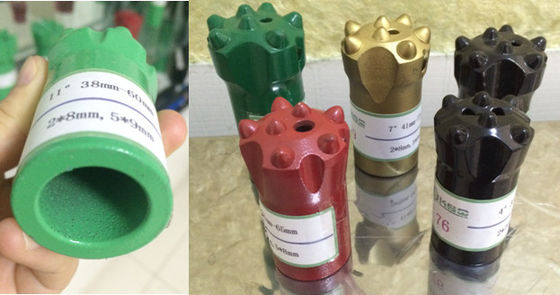 Сплющенный буровой наконечник зубила для небольшой сверлить утеса отверстия сплющенный 7 11 бит кнопки 12 градусов