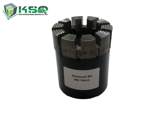Сверло-коронка диаманта НК и вковка рейбора пропитанные ПК для геологохимического исследования