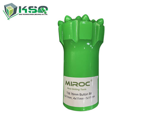 T38 буровой наконечник кнопки потока карбида вольфрама молотка 64mm до 89mm верхний
