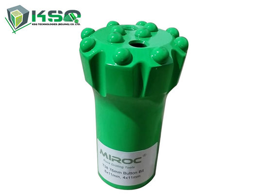 Прочный плоский буровой наконечник утеса кнопки формы T38 76mm