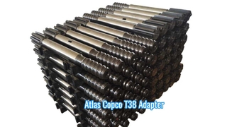 Переходник хвостовика T38 для буровых установок Atlas Copco